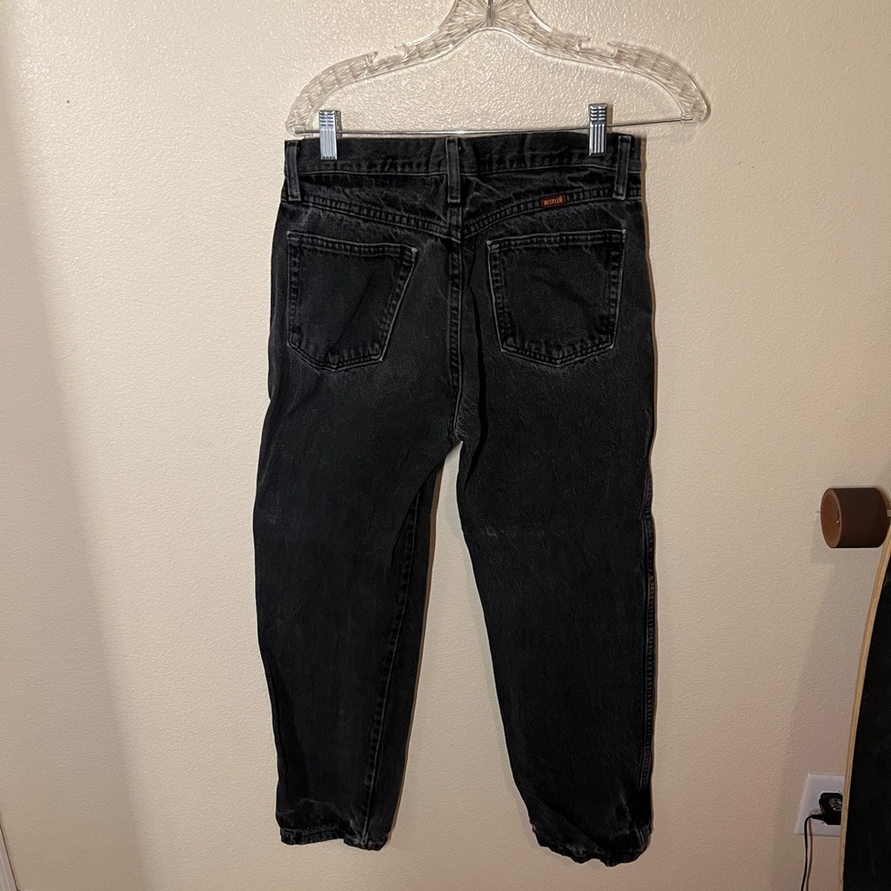 Black Straight Leg Jeans